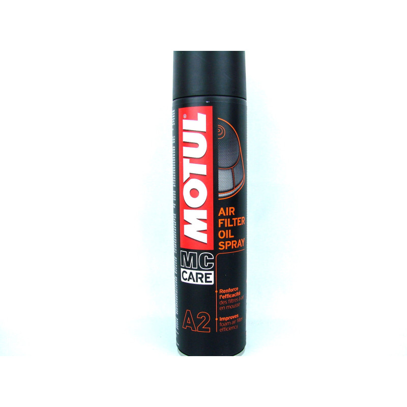 MOTUL MC CARE A2 AIR FILTER OIL LUBRIFICANTE SPRAY OLIO PER FILTRI ARIA MOTO