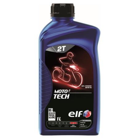 OLIO 100% SINTETICO PER MOTO A 2 TEMPI- XT Tech-Elf